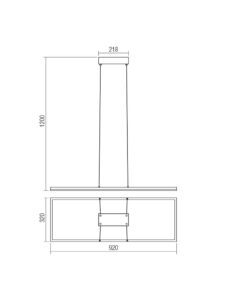 Полилей Smarter KLEE SU LED 48W 3000K бял - Image 2