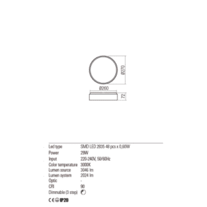 Плафон LED 29W с димер Redo YOMO 01-2565 - Снимка 2