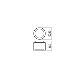 Плафон за баня Redo NAJI PL LED 12W 4000K IP44 - Image 2