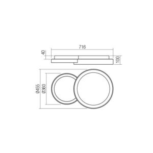 LED плафон SMARTER 01-3370 COMBI CCT WH - Image 2