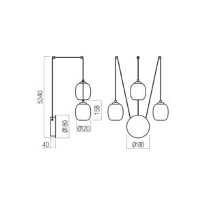 Аплик Redo KHADI AP LED 16.5W 3000K с димер - Image 2