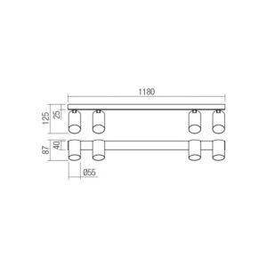 Спот Smarter Modi SWH 4x10W GU10 бял - Image 2