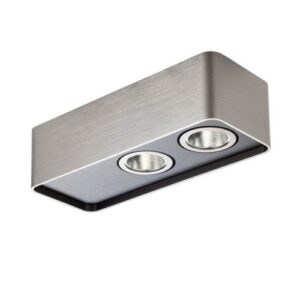 LED луна за външен монтаж REDO 01-3691 YUKI PL LED 10W 3000K FN/BK TRIAC - Снимка 1