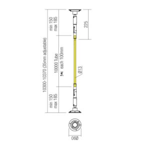 LED декоративен маркуч REDO 01-4171 FREEDOM 360 SIST.LINIAR LED SMD 90W IP65 2700K SBK 10M - Image 2