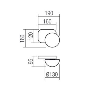 LED аплик REDO 01-4322 LUMIEN AP 1L 7W SWH - Снимка 2