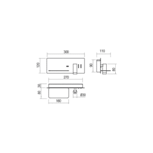 LED аплик с ключ и USB REDO 01-4467 BROOK 3000K LEFT ABZ - Снимка 2