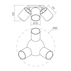 NIGRA PL 3X25W E27 - Image 2