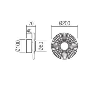 Аплик Smarter REEF AP LED 6W 3000K, димируем, хром - Снимка 2