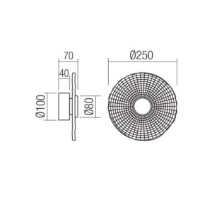 Аплик LED Smarter REEF AP 6W 3000K, златист, димируем - Image 2