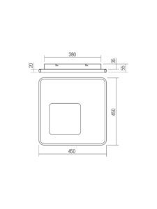Плафон LED Smarter SINTESI 57W 3000K/6000K с дистанционно - Image 2