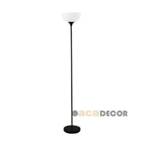 Лампион ACA Lighting KS2026F1BK, E27, 60W, черен/бял