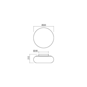 Плафон Redo UBIS PL LED 42W 3000-5000K димируем IP20 - Image 2