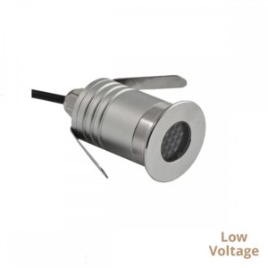 Вграден спот Tenor LED 1W IP67 3000K алуминий - Image 2