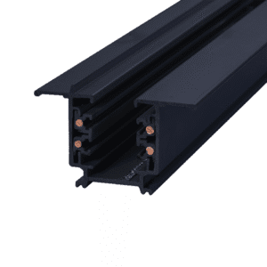Трифазна тоководеща шина за вграждане ACA LIGHTING 4WRE3MB Recessed Three-phase track 3m. Black