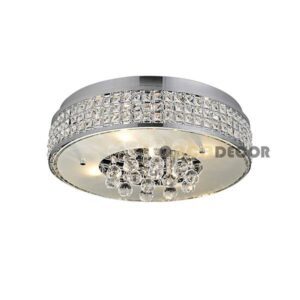 Плафон G9 5x40W ACA LIGHTING ETNA бял/хром