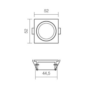 LED луна за вграждане SMARTER 70326 MT 120 LED - Image 2