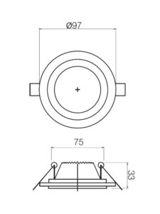 Луна за вграждане Smarter ST 205 LED 5W 4000K - Image 2