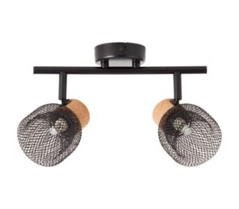 Плафон Brilliant Flaka, 2x6W, G9, черен мат - Image 2
