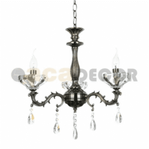 Полилей ACA Lighting SARTO E14 3x60W античен бронз