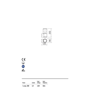 Фасаден аплик Redo FRED E27 20W антрацит - Image 3