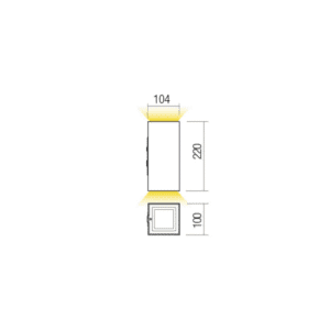 Фасаден аплик Redo HUB AP LED 21W IP54 3000K тъмносив - Image 2