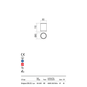 LED фасадна луна за външен монтаж REDO OUTDOOR 90342 XILO 4000K - Image 2