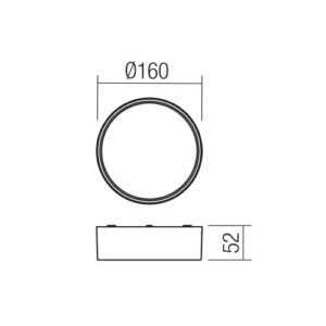 Аплик фасаден Smarter Urania LED 10W 766lm димируем - Image 2