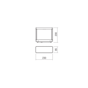 LED градински стълб REDO OUTDOOR 90580 WAKE ST LED 8W IP65 DG 3000K 200MM - Снимка 2