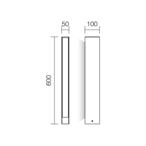 LED градински стълб REDO OUTDOOR 9461 TWIN ST60 LED SMD 11W IP65 DG 3000K - Image 2
