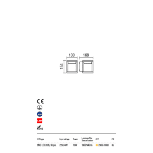 LED фасаден аплик REDO OUTDOOR 9564 XIERA - Снимка 3