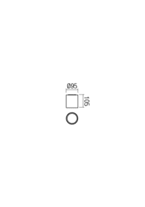 Аплик LED Redo 20W COB IP54 3000K за външно ползване - Image 2