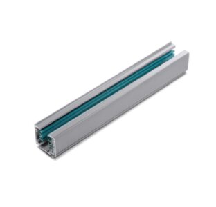 Трифазна тоководеща шина за открит монтаж ACA LIGHTING 4W1MG Three-phase track 1m. Grey - Снимка 1