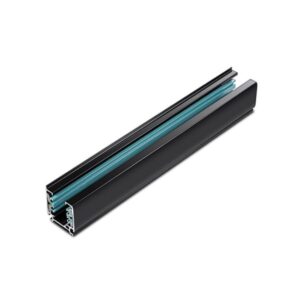 Трифазна тоководеща шина за открит монтаж ACA LIGHTING 4W2MB Three-phase track 2m. Black - Снимка 1