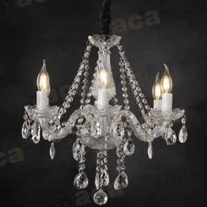 Полилей ACA LIGHTING GLADIOLO 6xE14 240W хром/прозрачен
