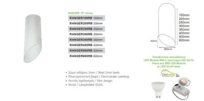 Луна за външен монтаж ACA LIGHTING RANGER250RB SURFACE - Image 2