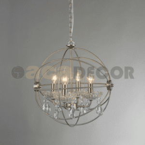 Пендел ACA Lighting CATANIA E14 4x40W димиран таванен - Снимка 1