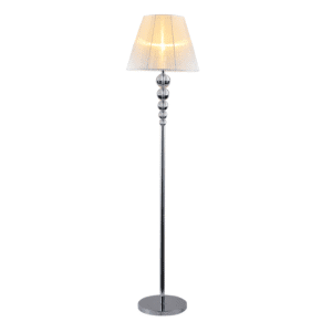 Лампион ACA Lighting Olivia E27 60W хром и бял