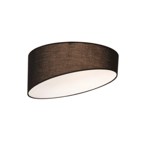 Плафон ACA LIGHTING AD8030BK, 3xE27, 3x60W, черен/бял