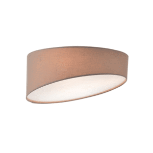 Плафон ACA LIGHTING PABLO E27 3x60W кафяв/бял