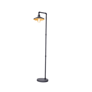 Лампион ACA Lighting PIPE с фасунга E27, 60W, черен/месинг