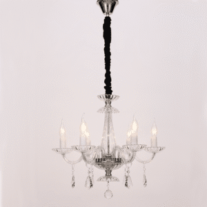 Полилей ACA Lighting BLK80386PCC, 6x40W, E14, хром/кристал - Image 2