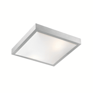 Плафон ACA LIGHTING INDIANA E27 2x15W бял/сив