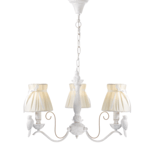 Полилей ACA Lighting EG166083PW, 3x40W, E14, бял - Снимка 1