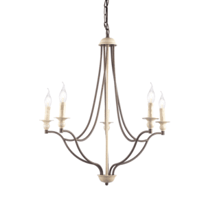 Полилей ACA Lighting LYON 6x40W E14 димируем - Снимка 1