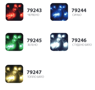 LED СТРИНГ- МАКАРА 50М, СТУДЕНО БЯЛО - Image 2