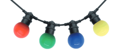 BELT LIGHT 50XE27, 50M, IP65, 5X10M SEGM.