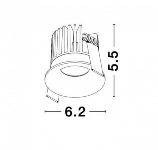 Луна Nova Luce 9W LED 3000K IP42 за външен монтаж - Image 2