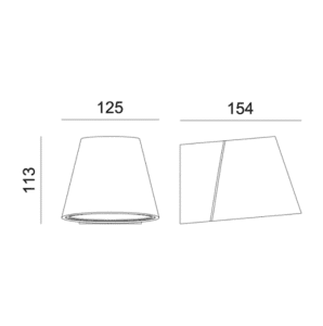 Гипсов аплик ACA LIGHTING G85441W GYPSUM - Image 2
