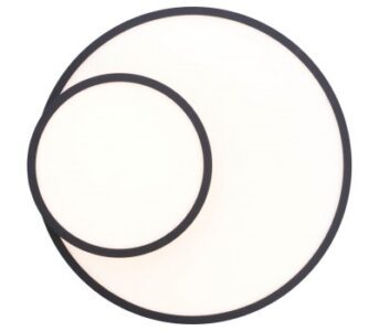 Плафон Brilliant BILITY LED 36W 3000K димируем, черен/бял - Image 3