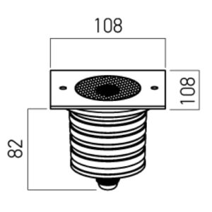 LED луна за вграждане в земя REDO OUTDOOR GD18NW40 XGROUND 15W 100-245V AC 4000K IP67 40° SS - Image 2